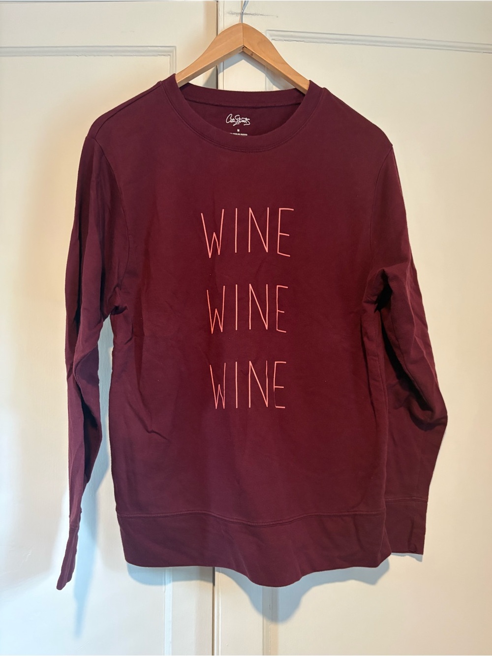 City Streets “WINE WINE WINE” Lightweight Pullover